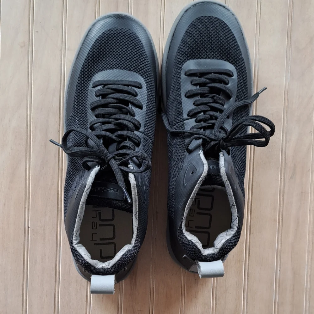 Hey Dude Black and Gray Men's Sneakers - Picture 2 of 12